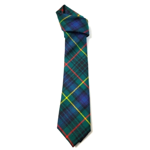 stewart Hunting Other - Vintage Wool Stewart Hunting Scottish Green Blue Tartan Plaid Tie